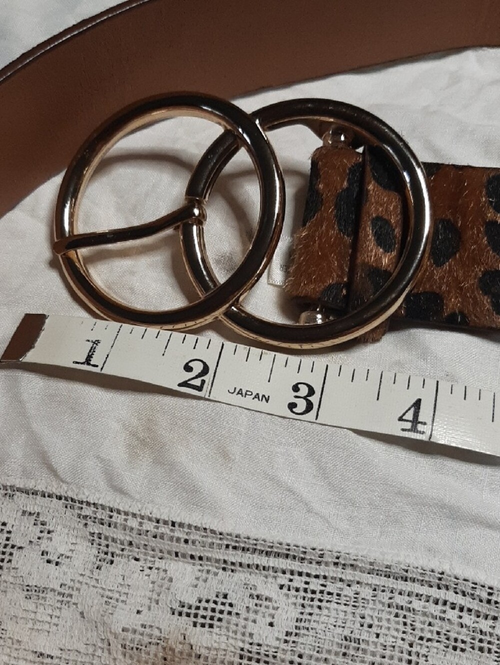 Leopard Print Belt - Picture 3 of 6